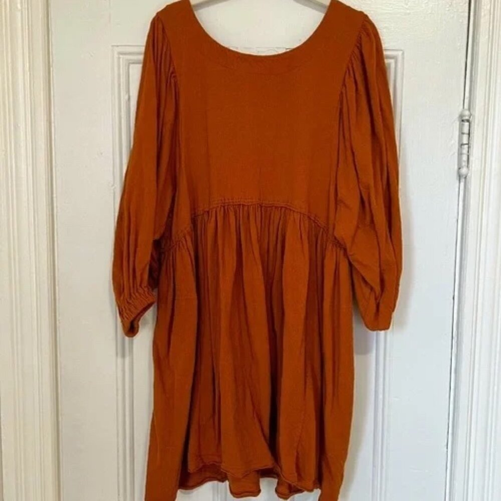 Free People Rust Orange Mini Dress - Picture 9 of 9